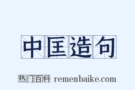 中匡造句是什么意思的图片